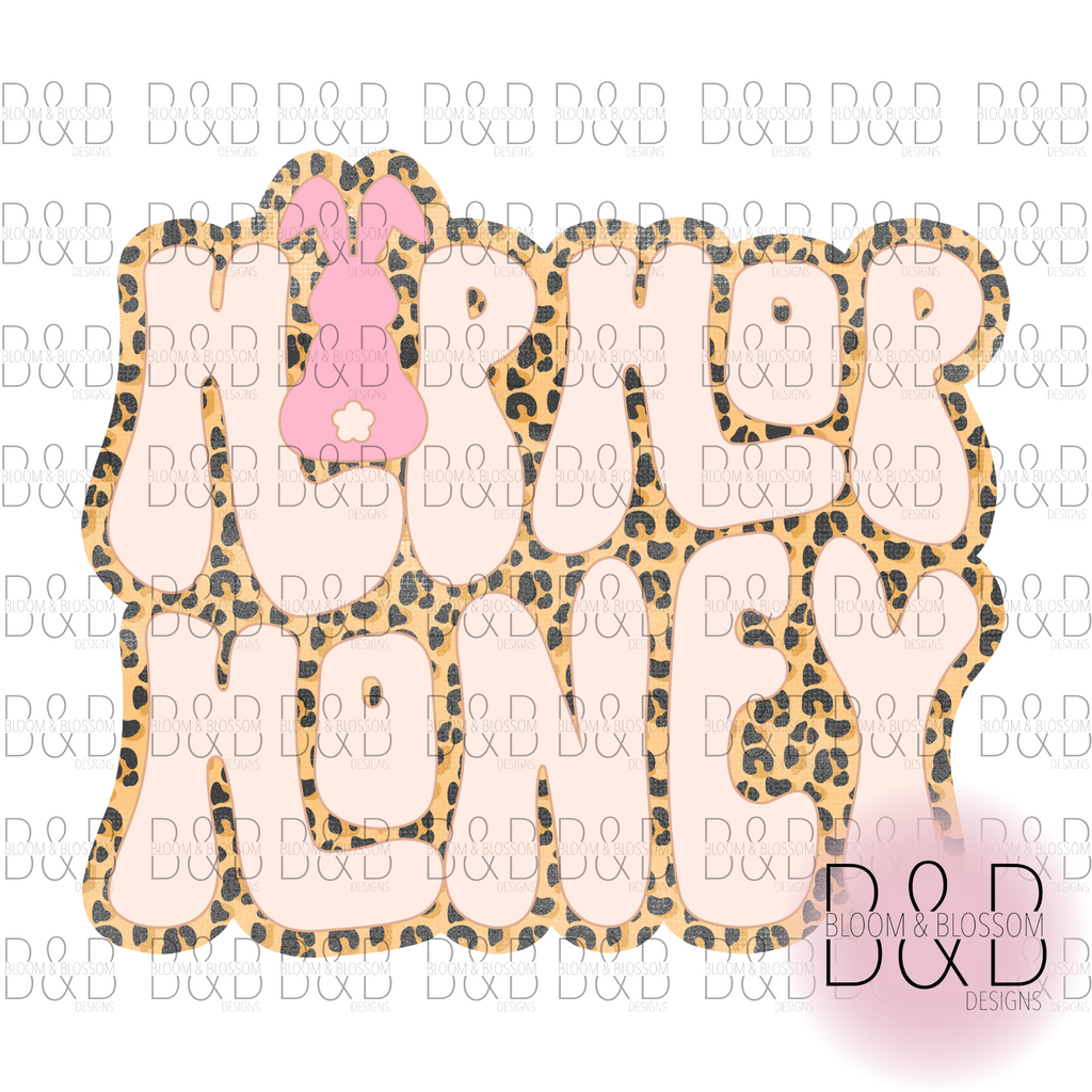 Hip Hop Honey Leopard Sublimation Print