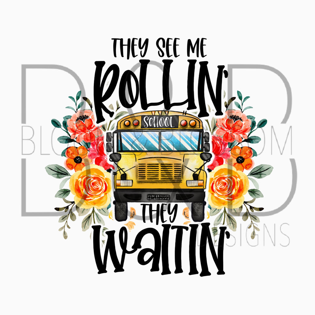 They See Me Rollin They Waitin Sublimation Print