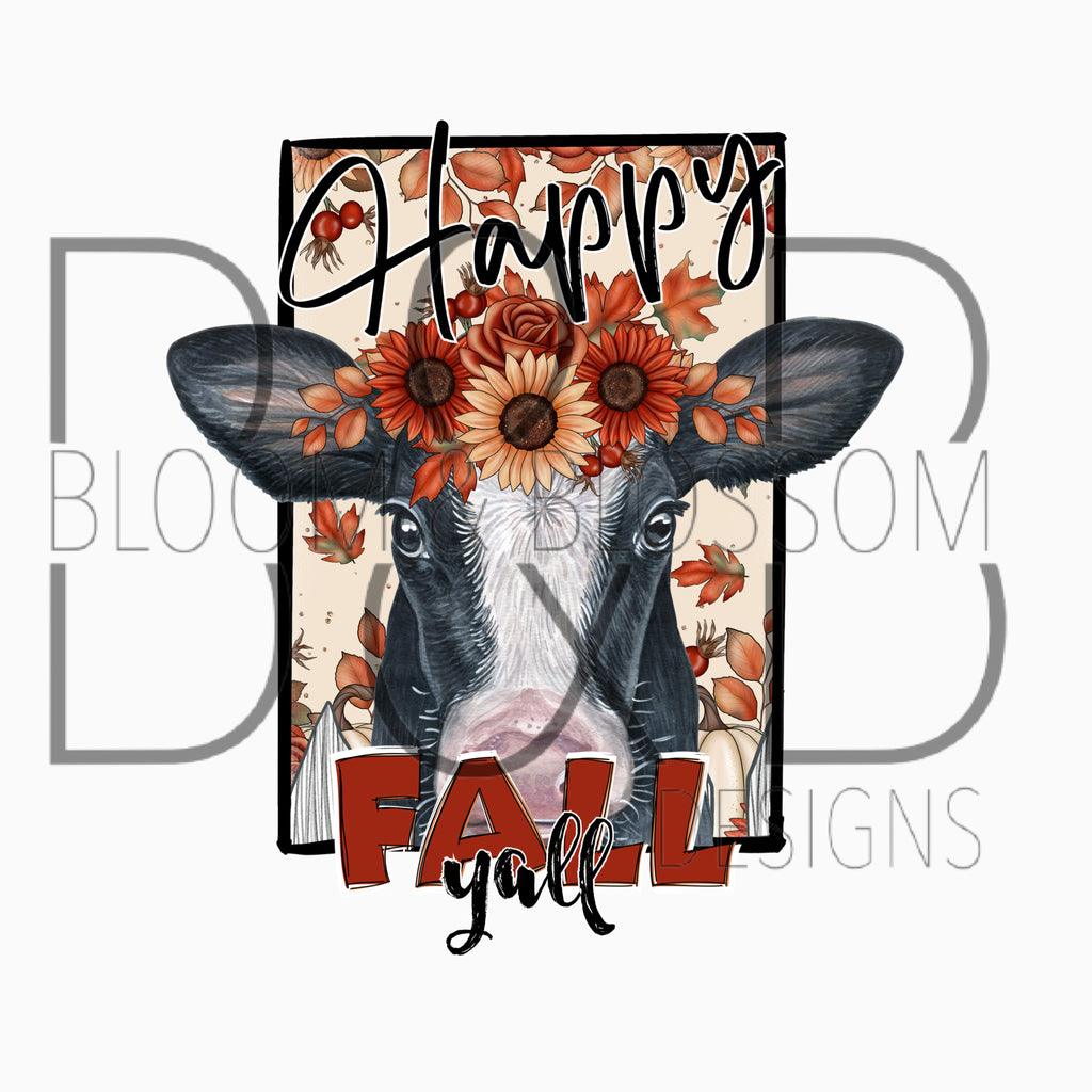 Happy Fall Yall Sublimation Print