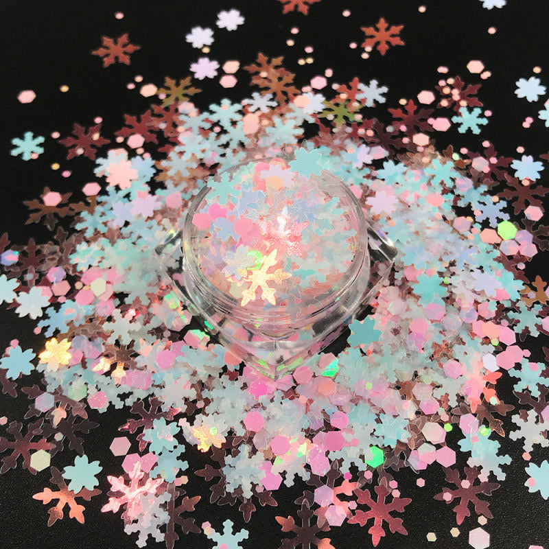 Barbs Snowflake Mix Glitter