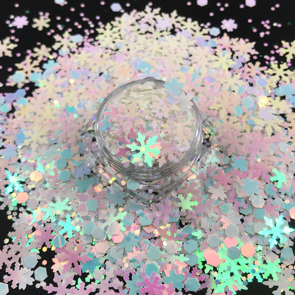 Opal Snowflake Mix Glitter