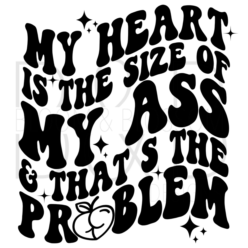 My Heart Is The Size Sublimation Print
