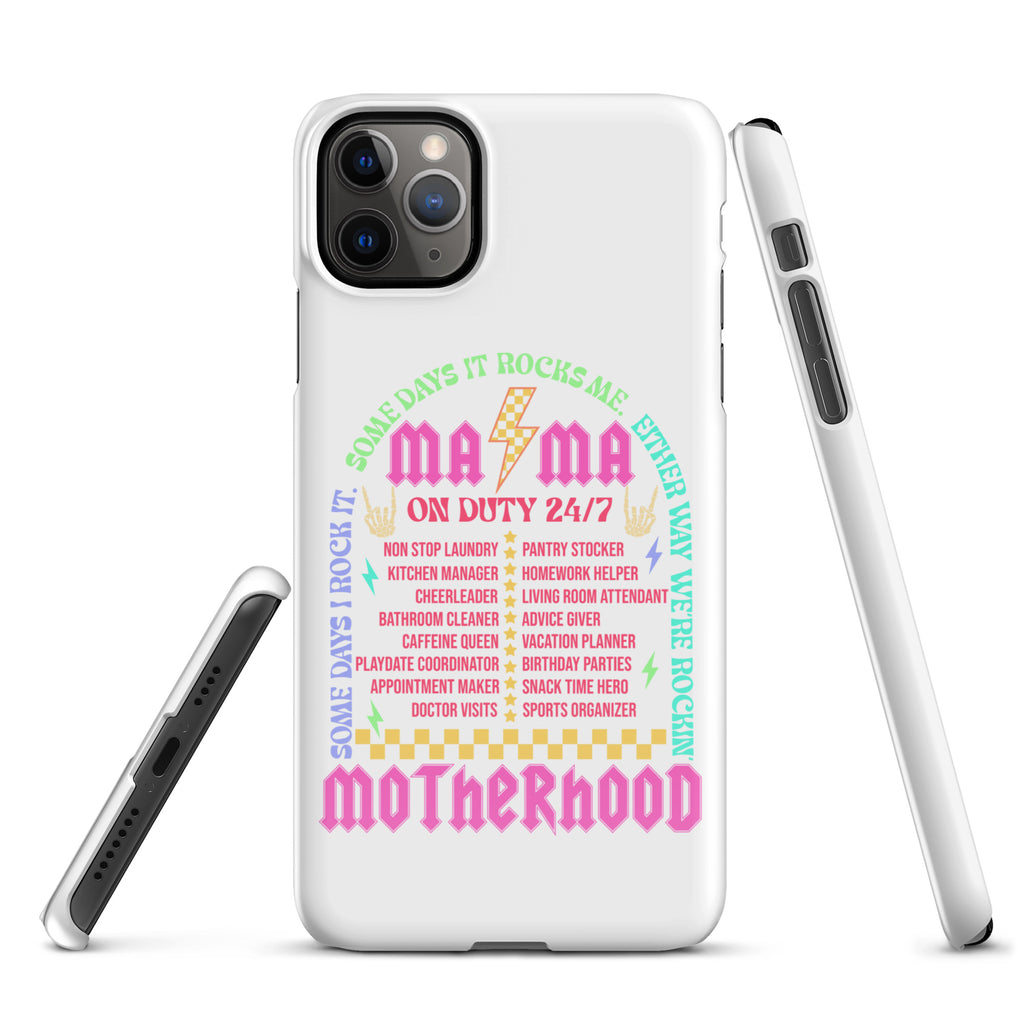 Mama On Duty Tour Snap case for iPhone®