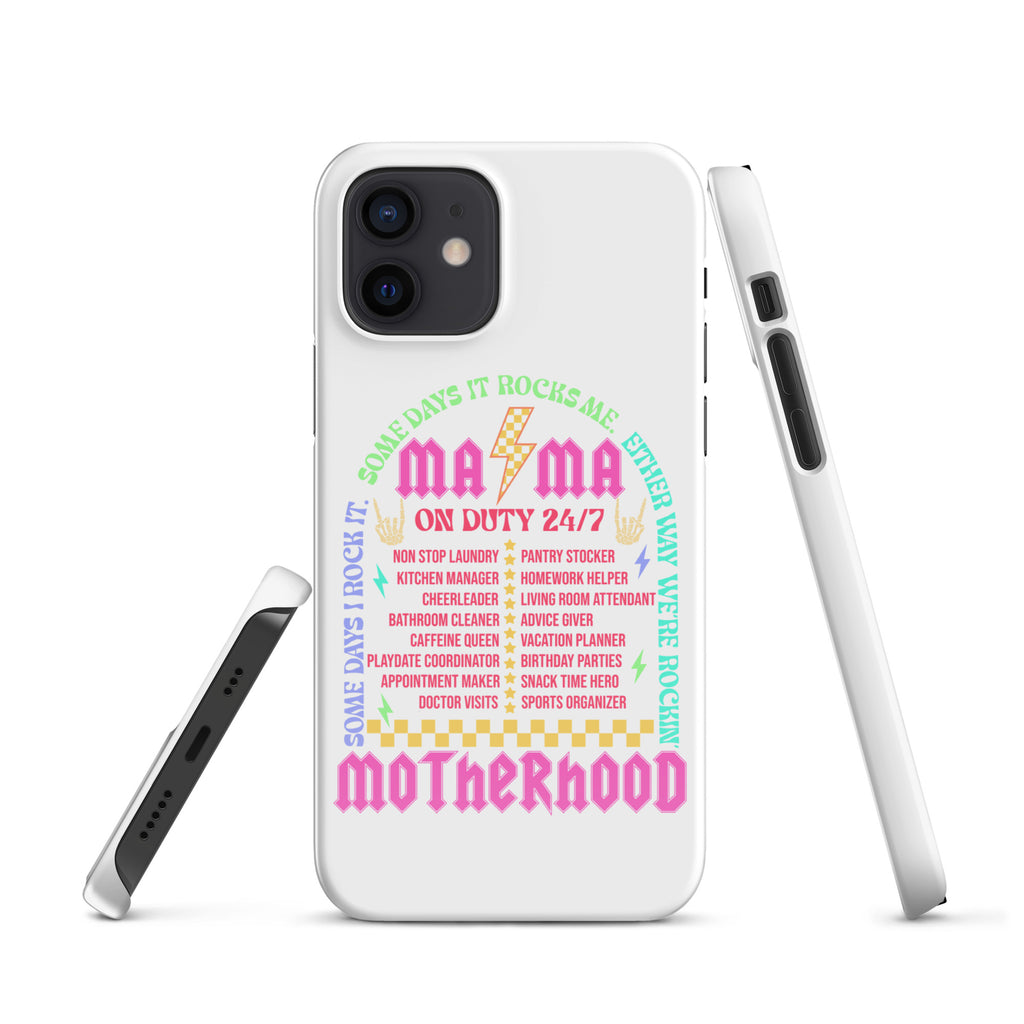 Mama On Duty Tour Snap case for iPhone®