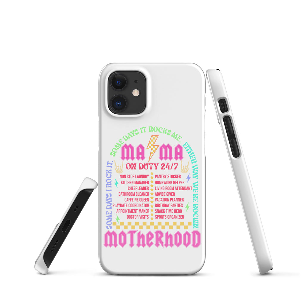 Mama On Duty Tour Snap case for iPhone®