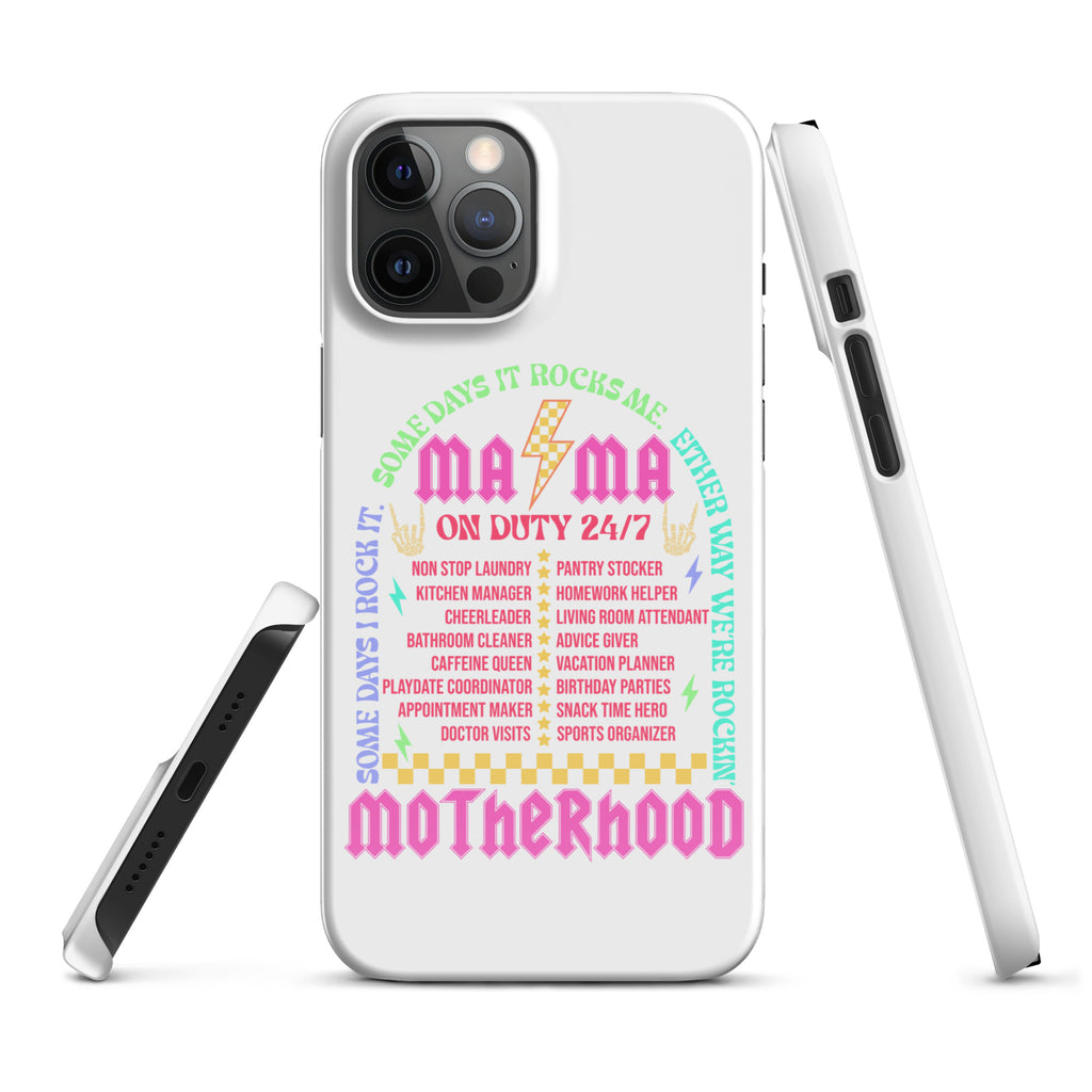 Mama On Duty Tour Snap case for iPhone®