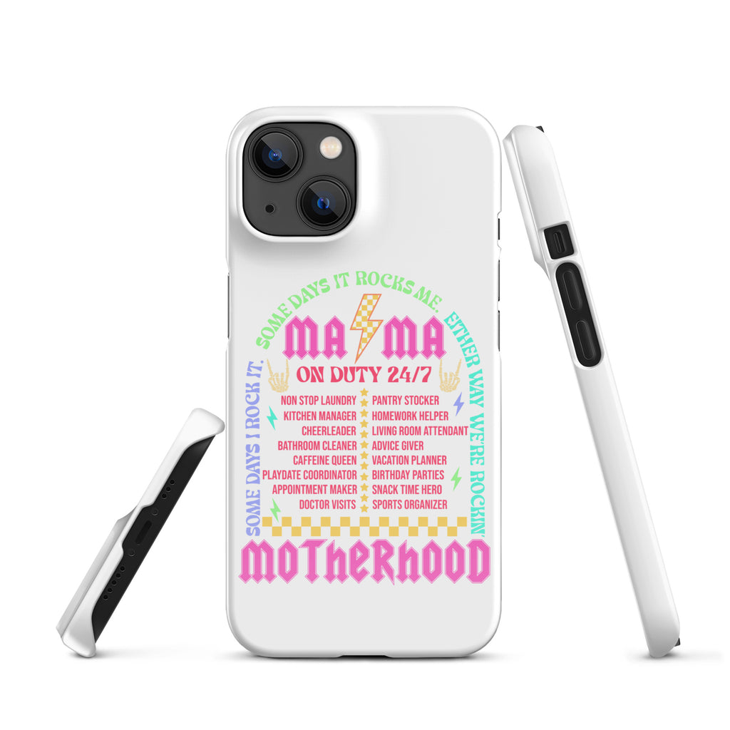 Mama On Duty Tour Snap case for iPhone®