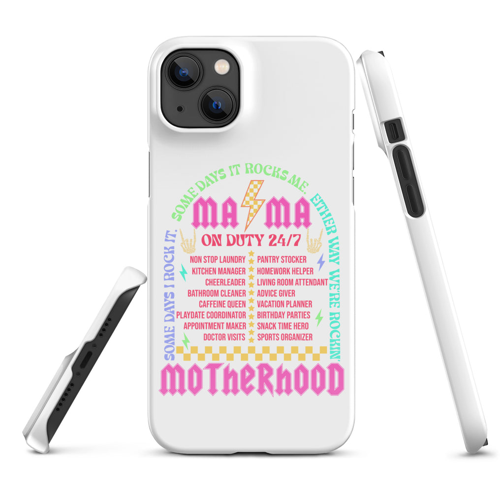 Mama On Duty Tour Snap case for iPhone®