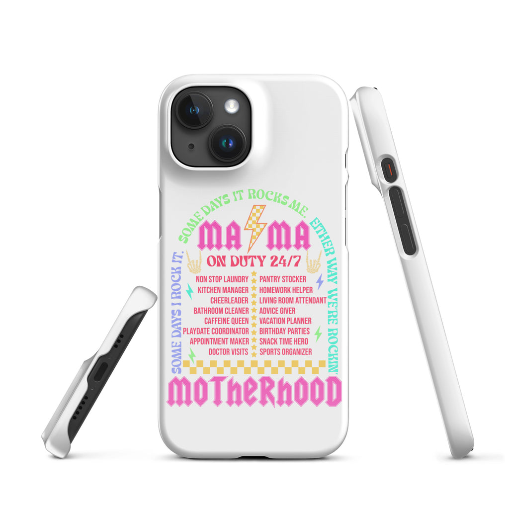 Mama On Duty Tour Snap case for iPhone®