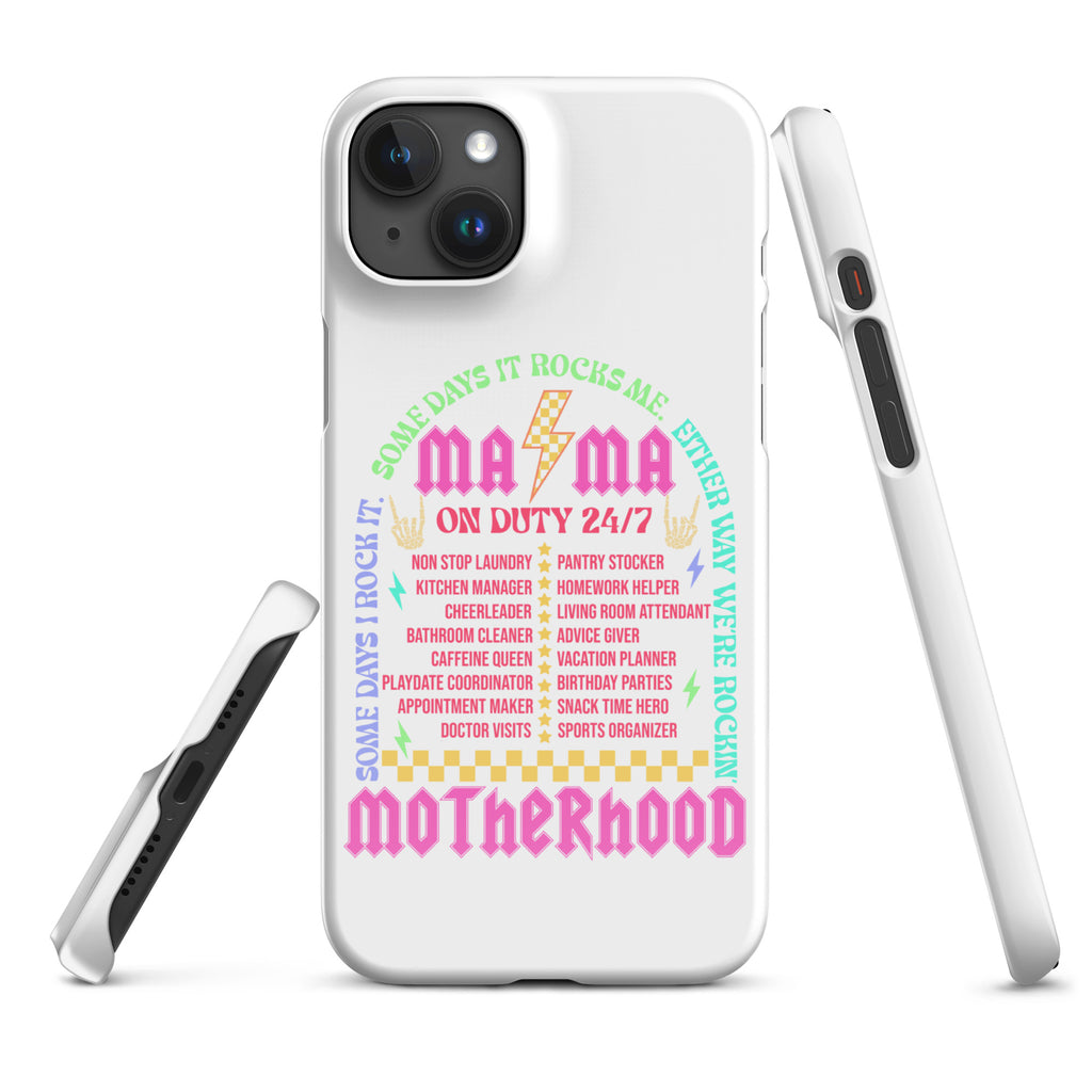 Mama On Duty Tour Snap case for iPhone®