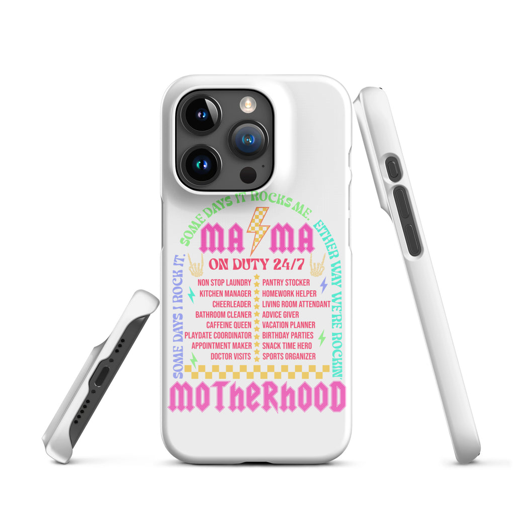 Mama On Duty Tour Snap case for iPhone®