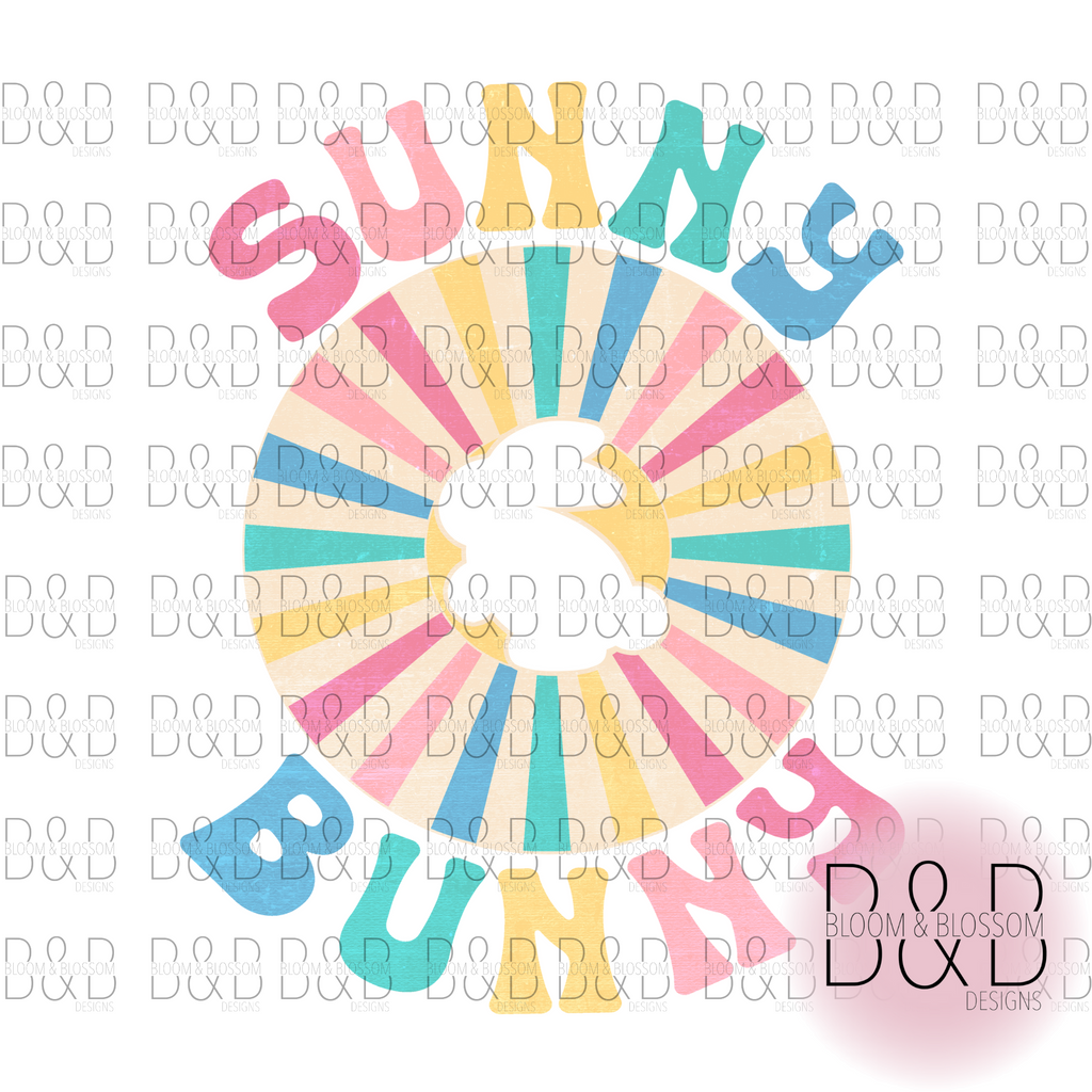 Sunny Bunny Sublimation Print