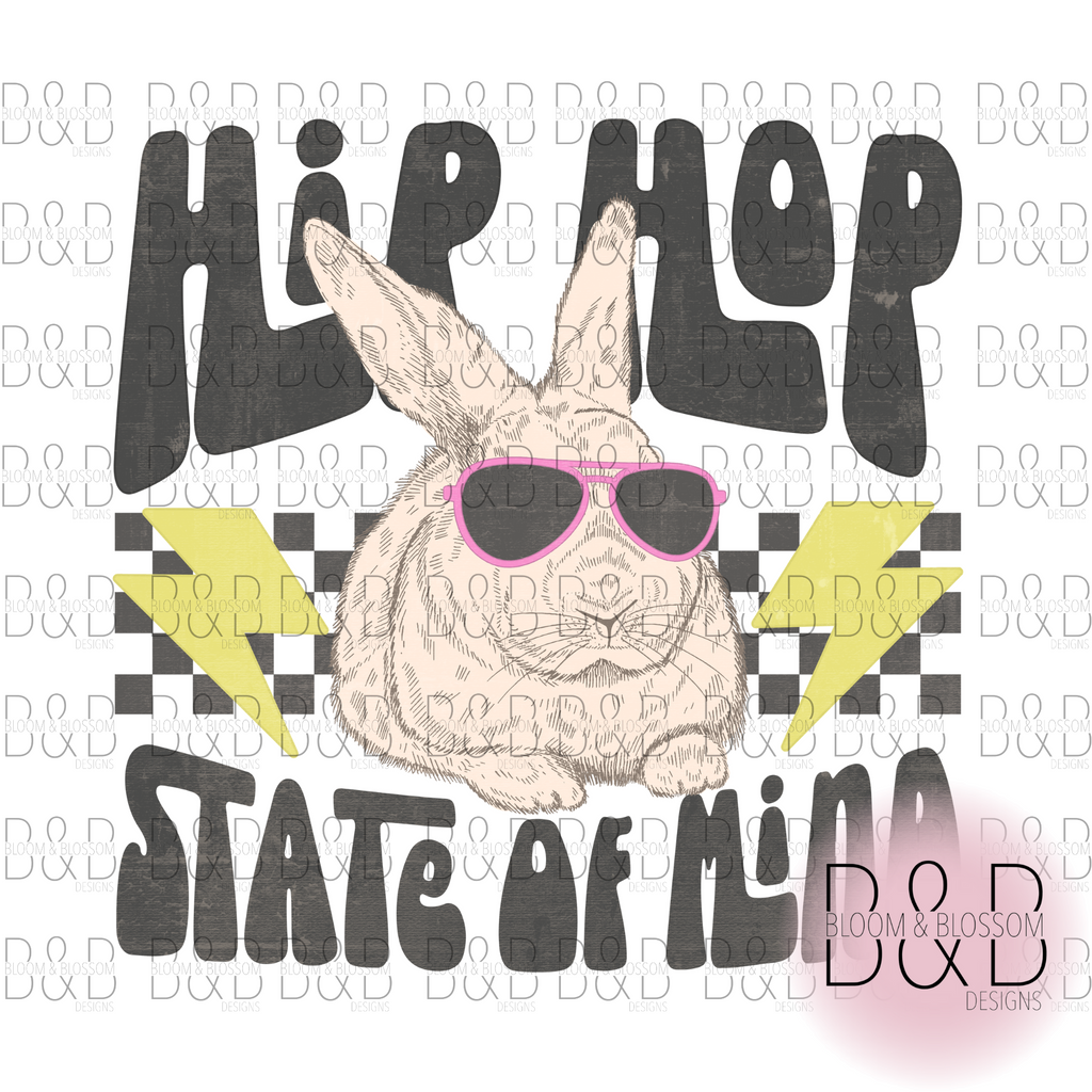 Hip Hop State Of Mind Sublimation Print
