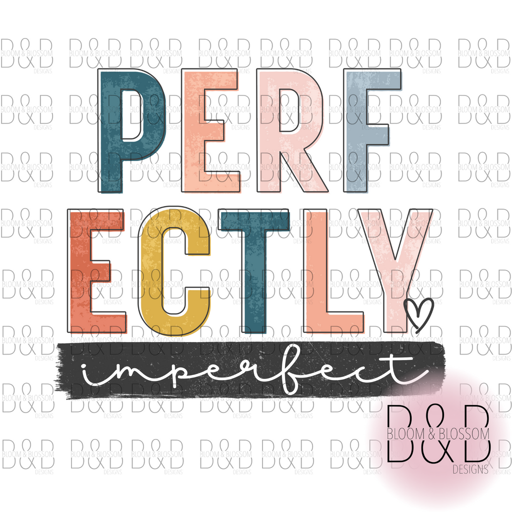 Perfectly Imperfect Vintage Sublimation Print