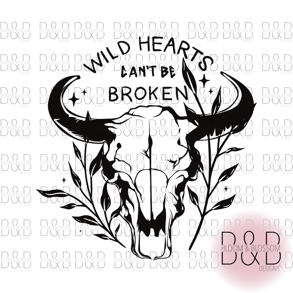 Wild Hearts Cant Be Broken Sublimation Print