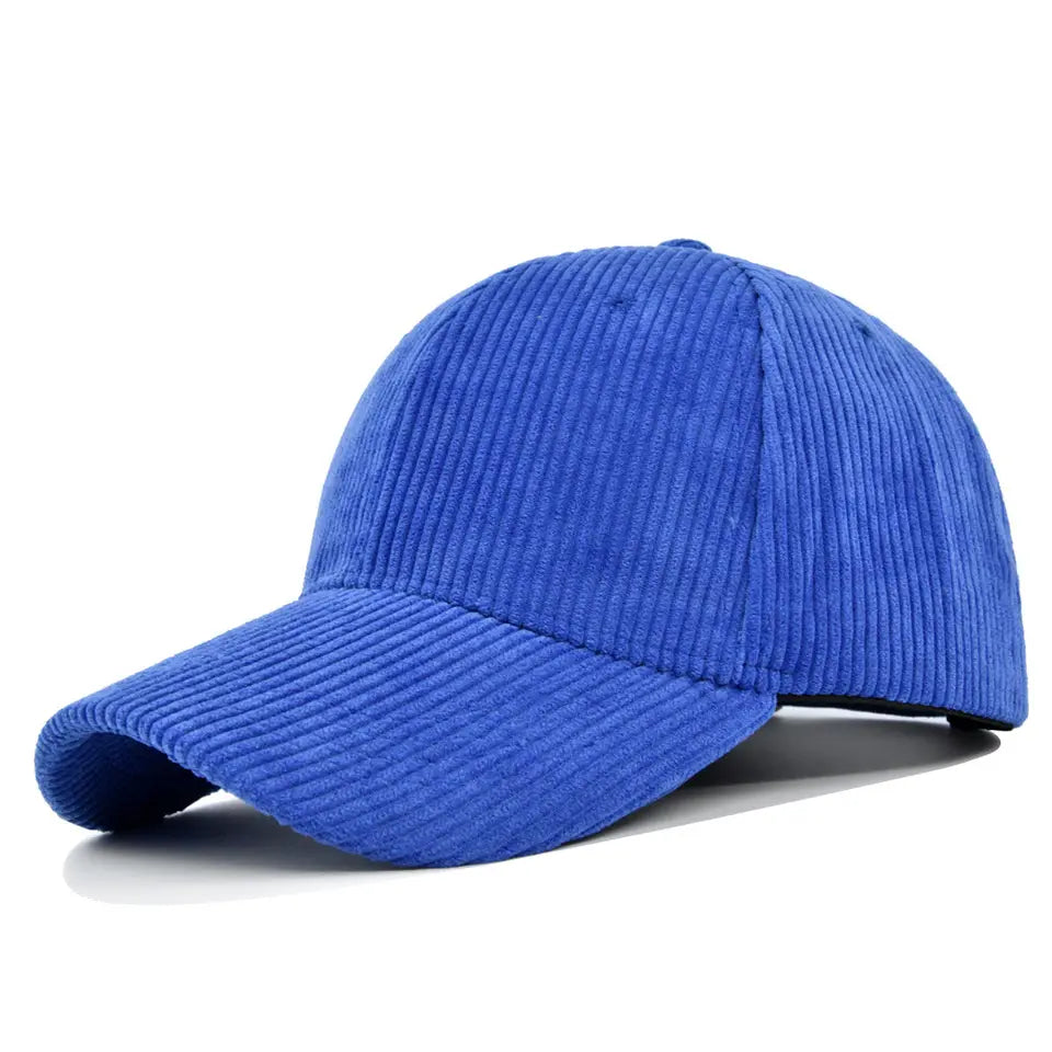 Royal Blue Corduroy Adult Hat
