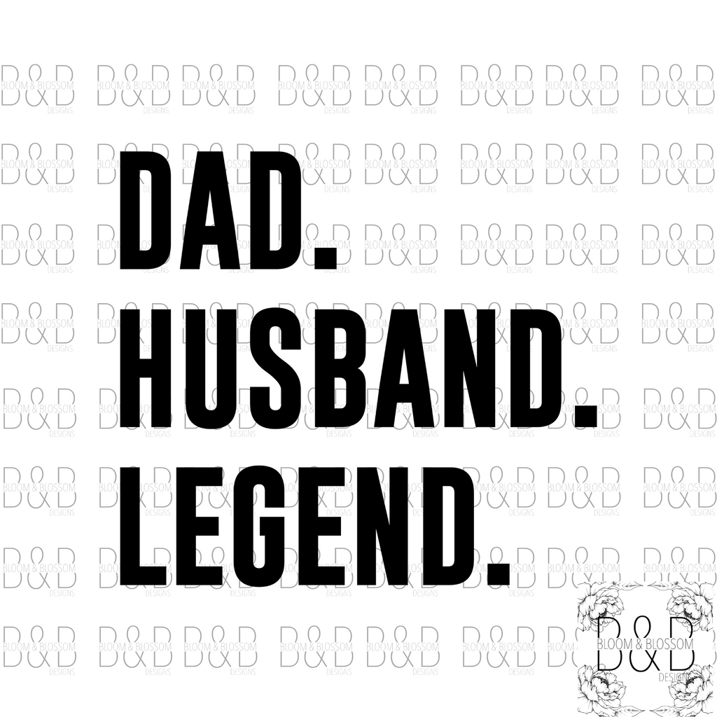 Dad Husband Legend DIGITAL