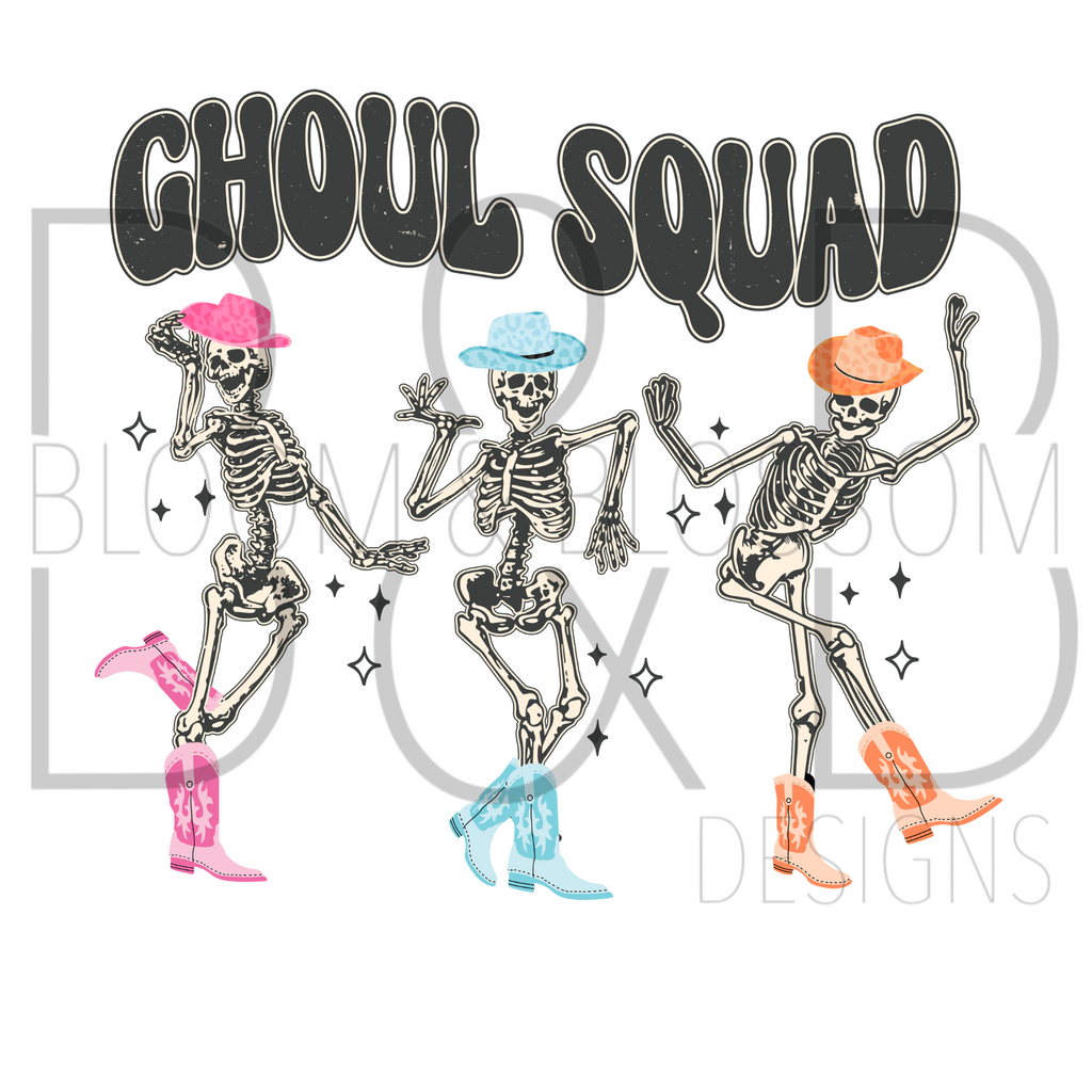 Ghoul Squad Sublimation Print