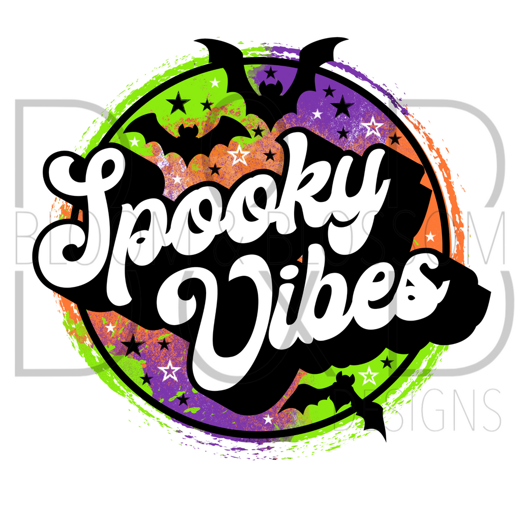 Spooky Vibes Sublimation Print
