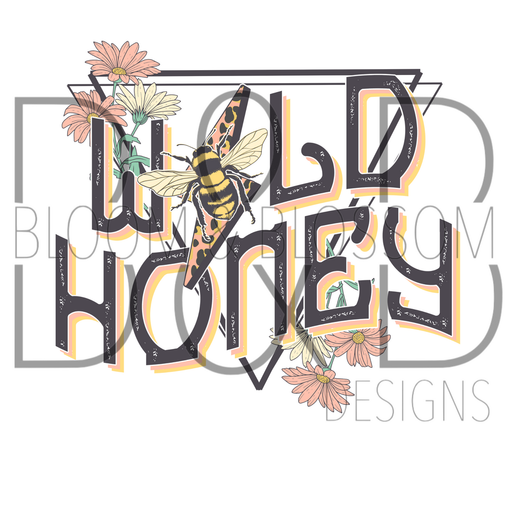 Wild Honey Retro Sublimation Print