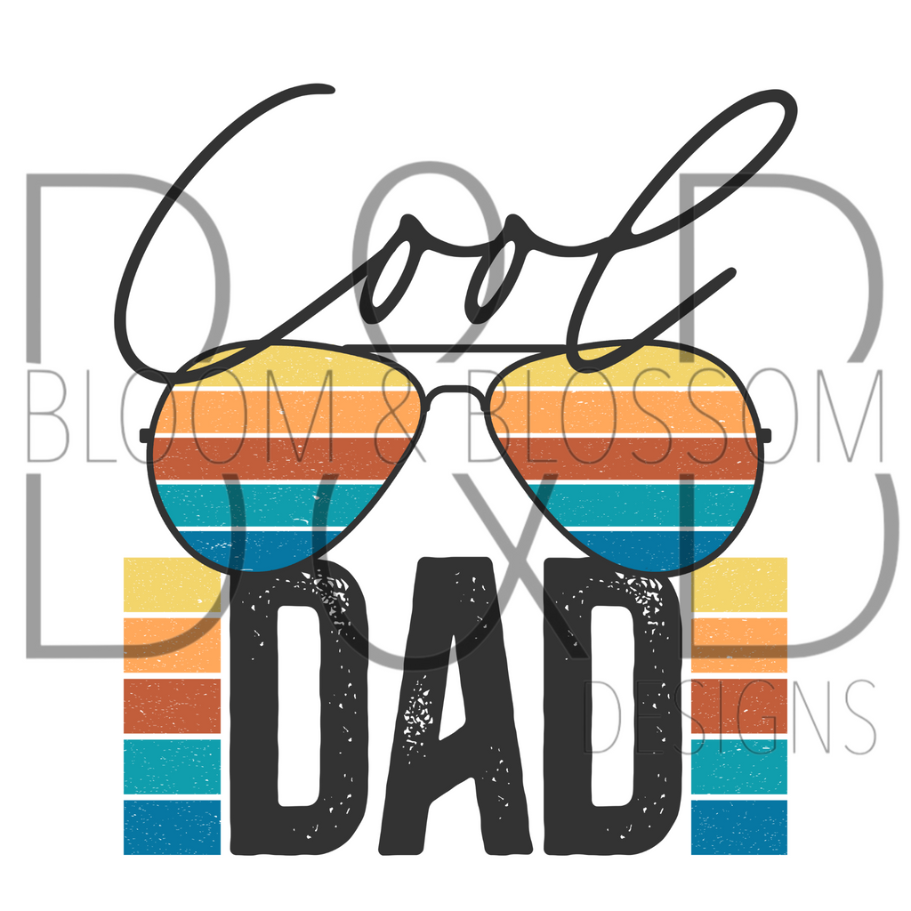 Cool Dad Sublimation Print