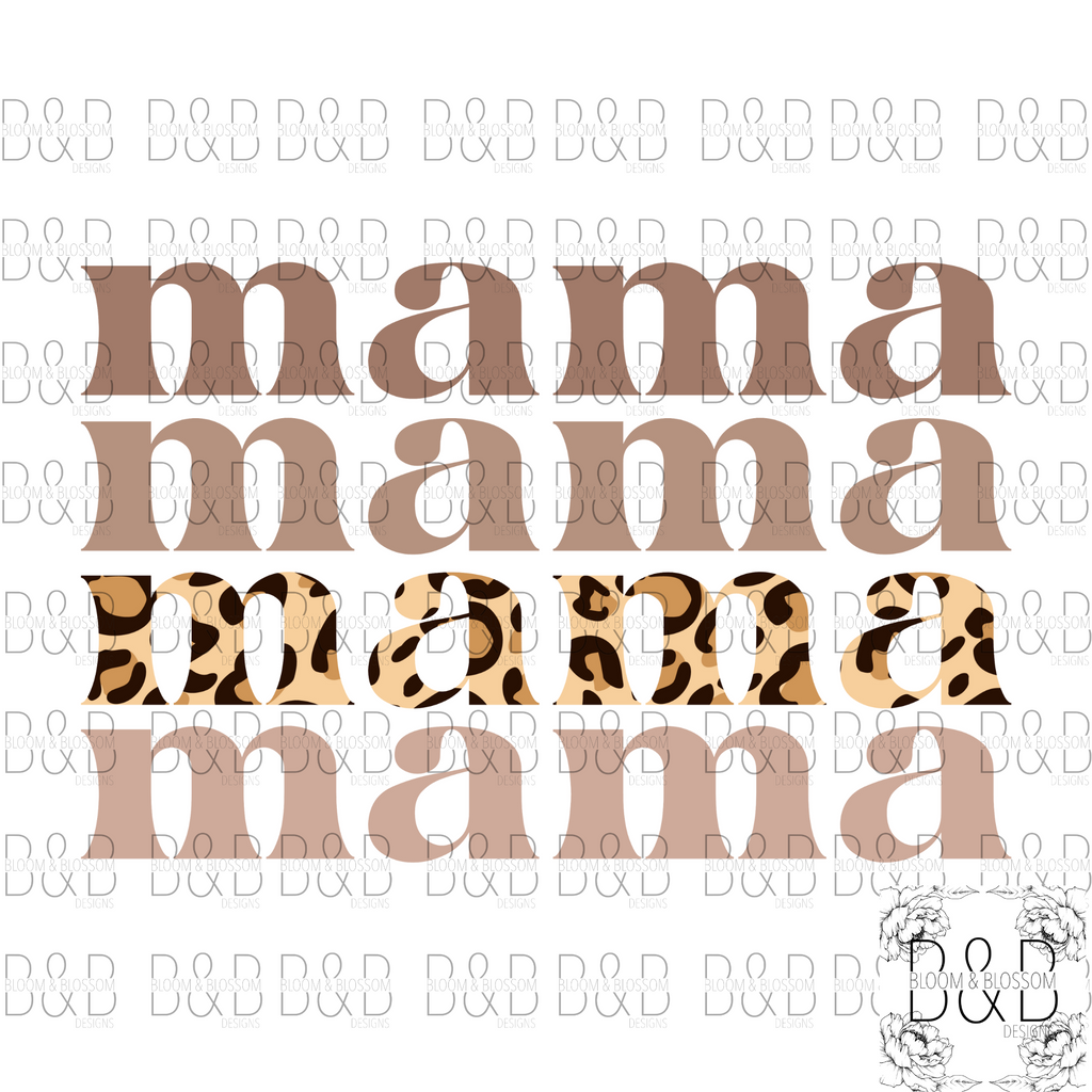 Mama Stacked Leopard Nudes DIGITAL