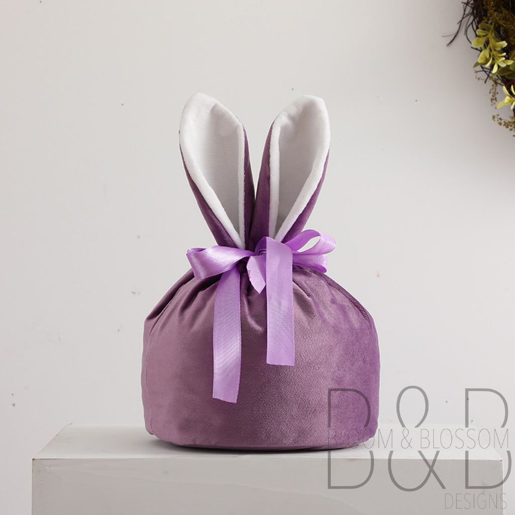 Velvet Easter Bunny Bag