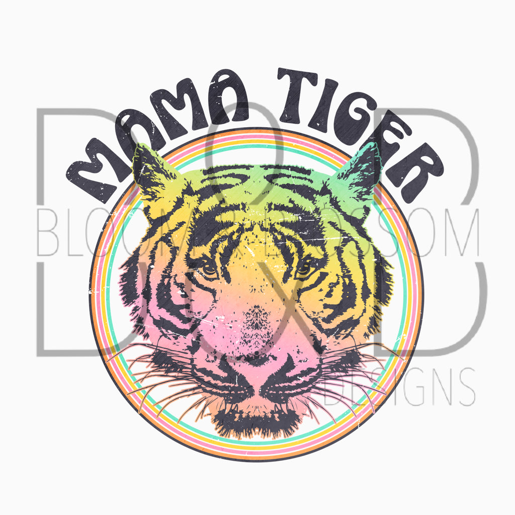 Mama Tiger Sublimation Print