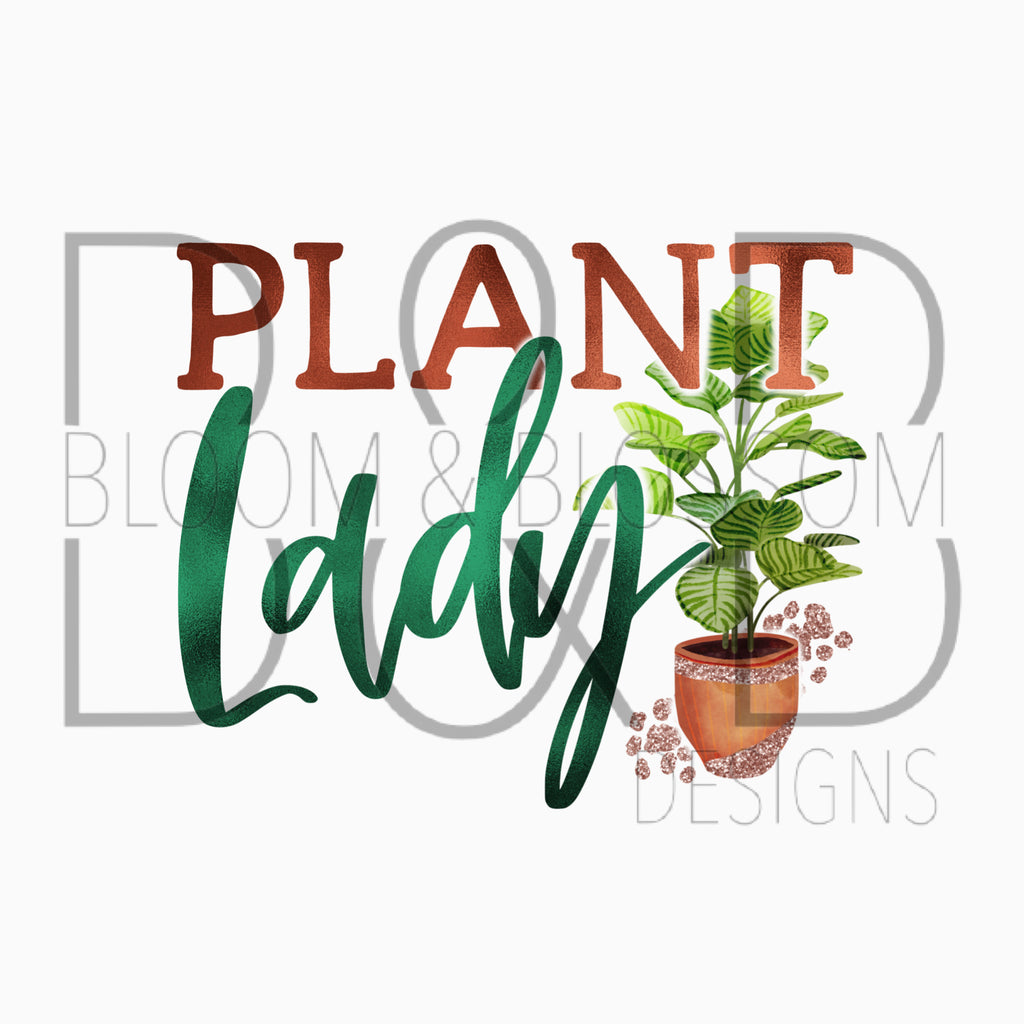 Plant Lady Sublimation Print