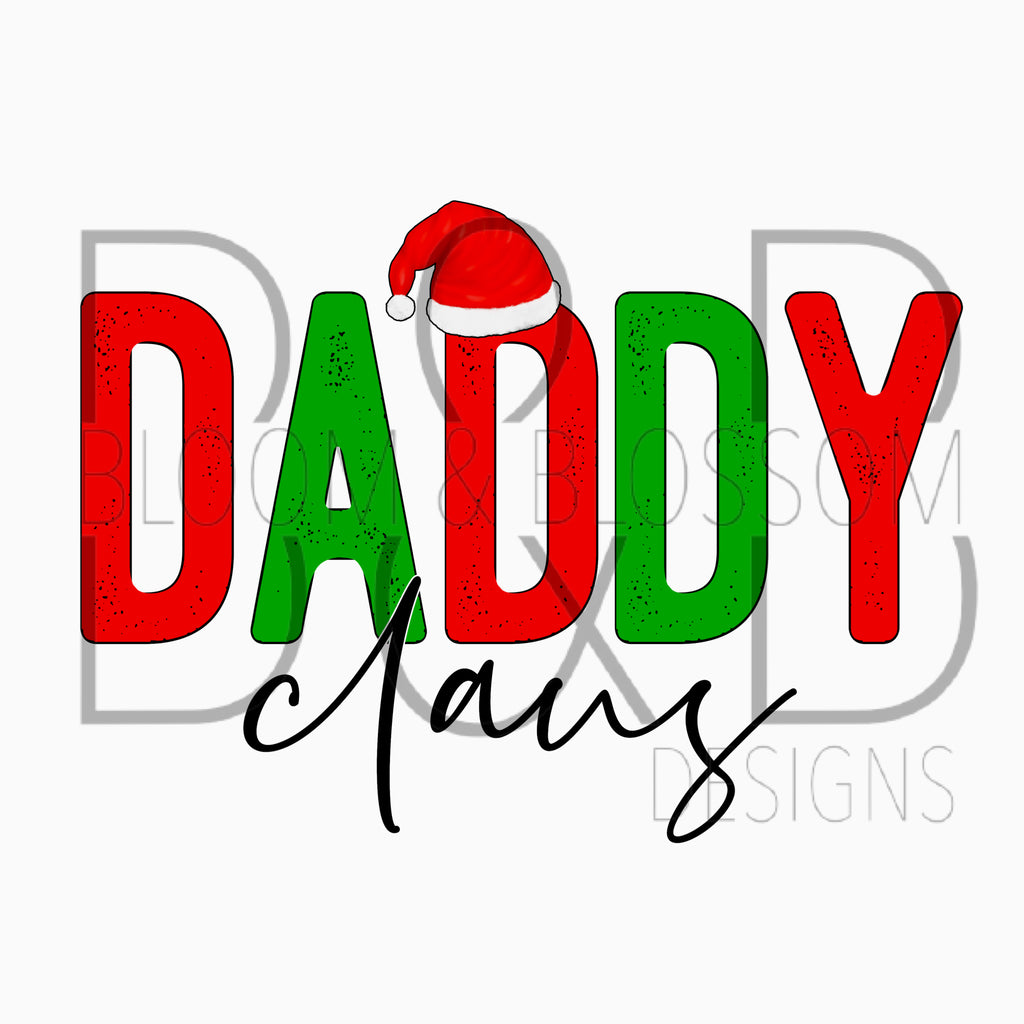 Daddy Claus Sublimation Print