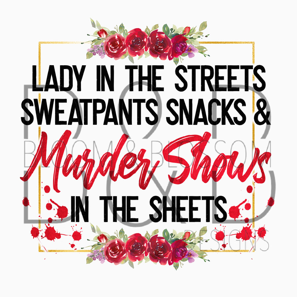 Lady In The Streets Sublimation Print