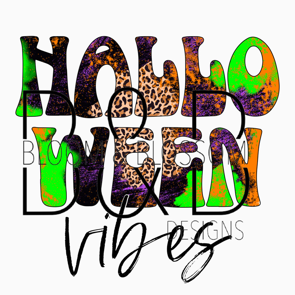 Halloween Vibes Sublimation Print