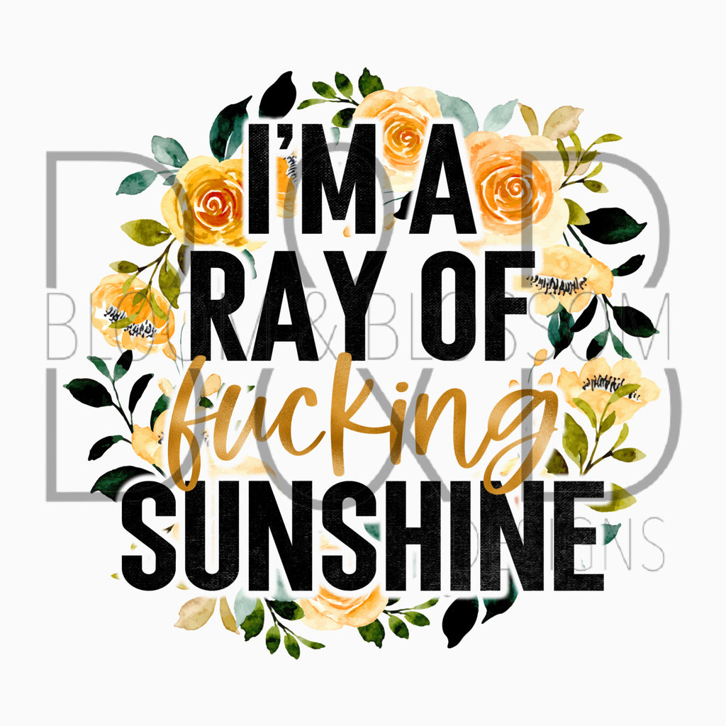 Ray of F*cking Sunshine Sublimation Print
