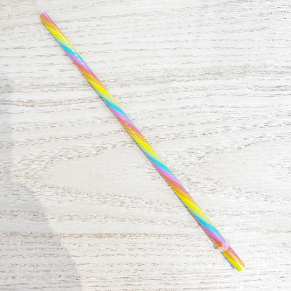 Rainbow Twist Straw