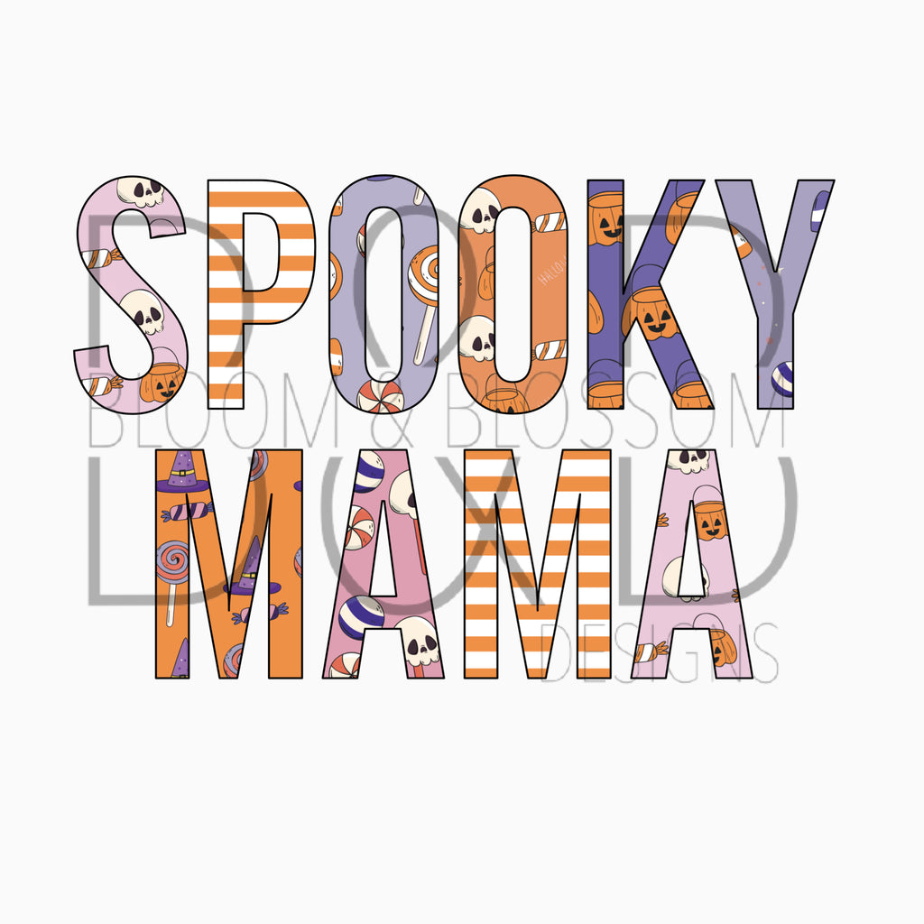 Spooky Mama Sublimation Print