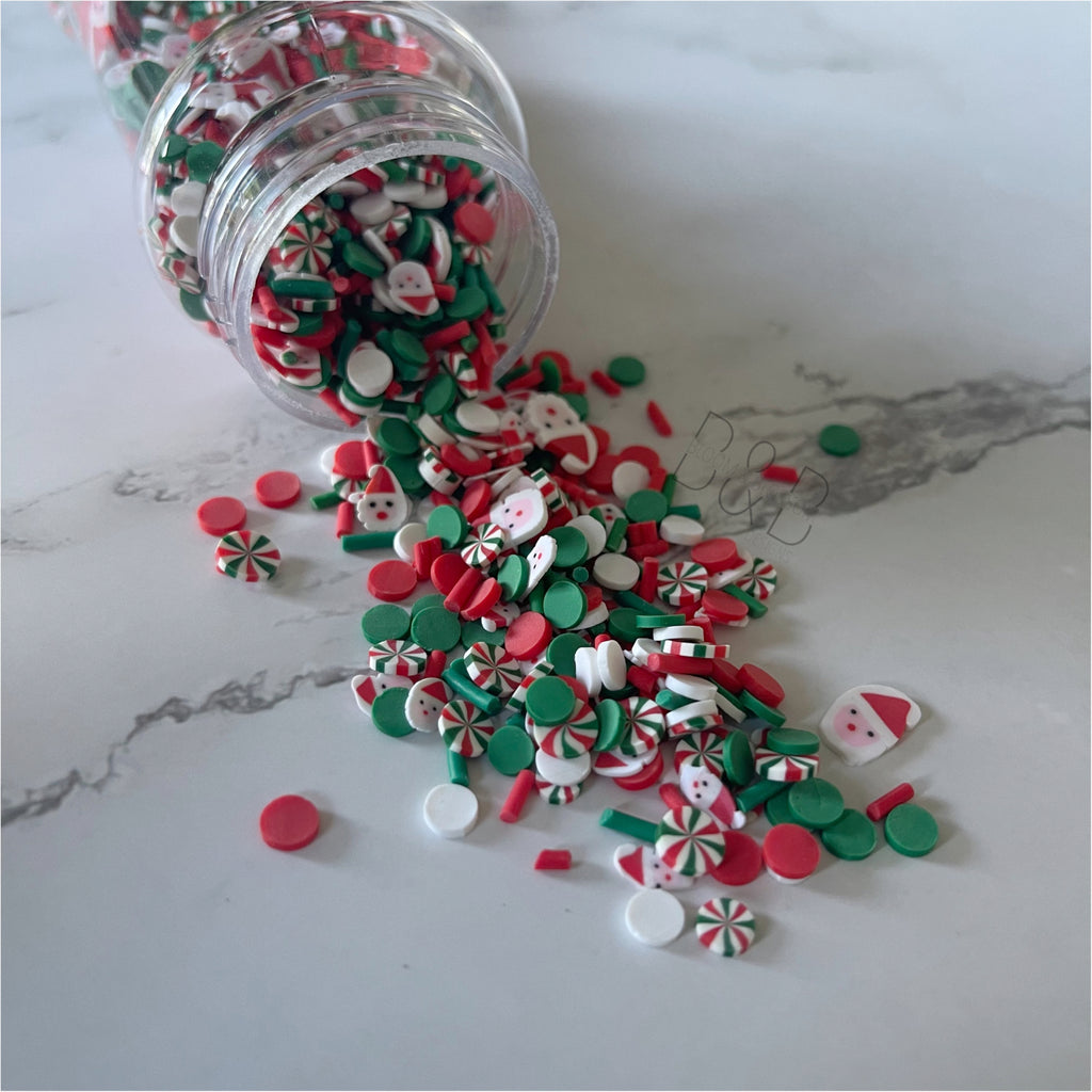 Santa's Peppermint Clay Sprinkles