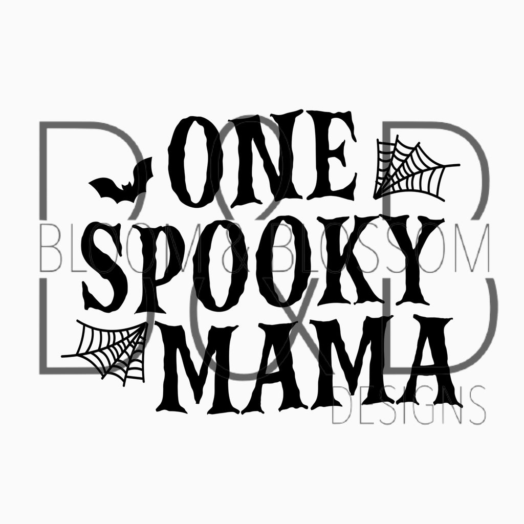 One Spooky Mama Screen Print