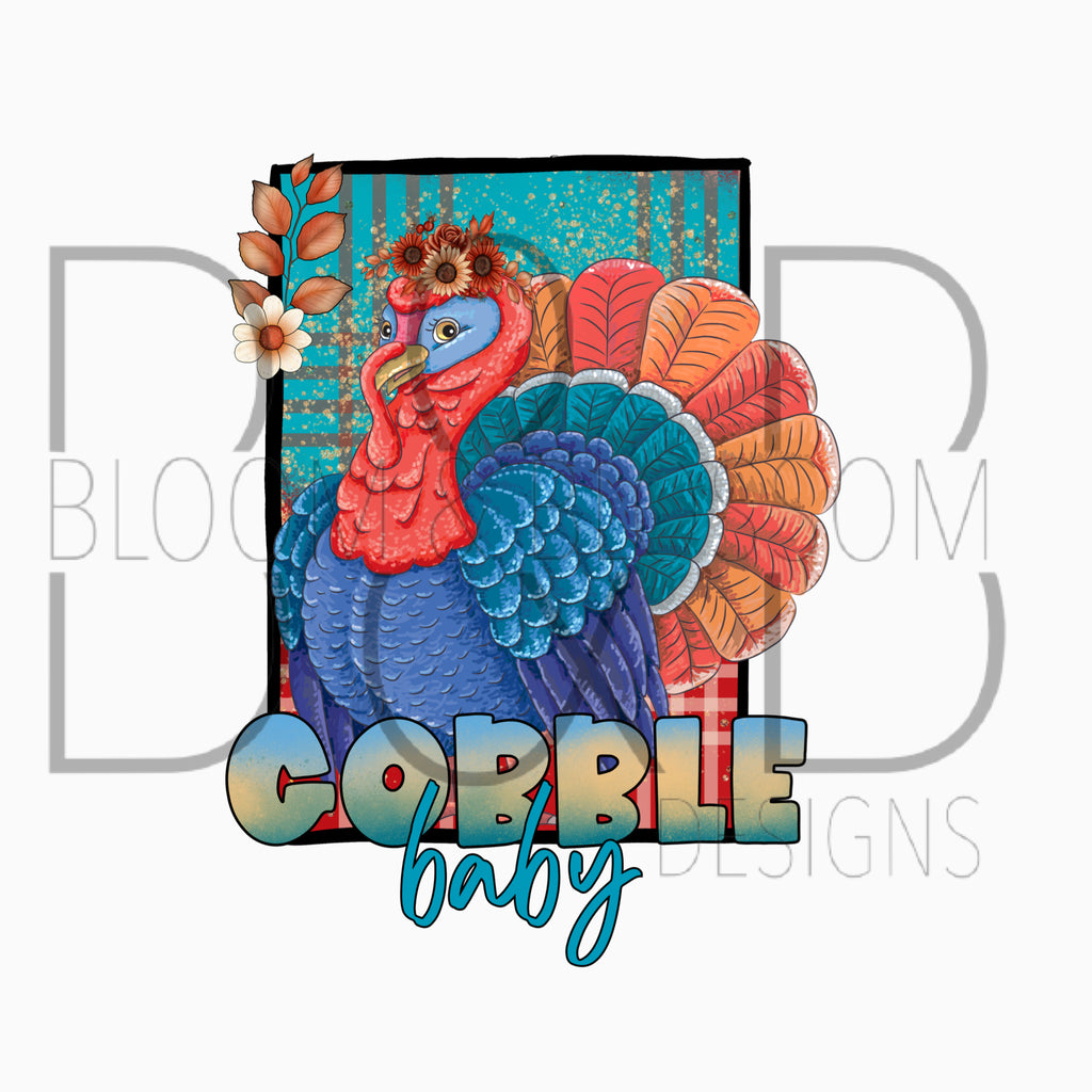 Gobble Baby Sublimation Print