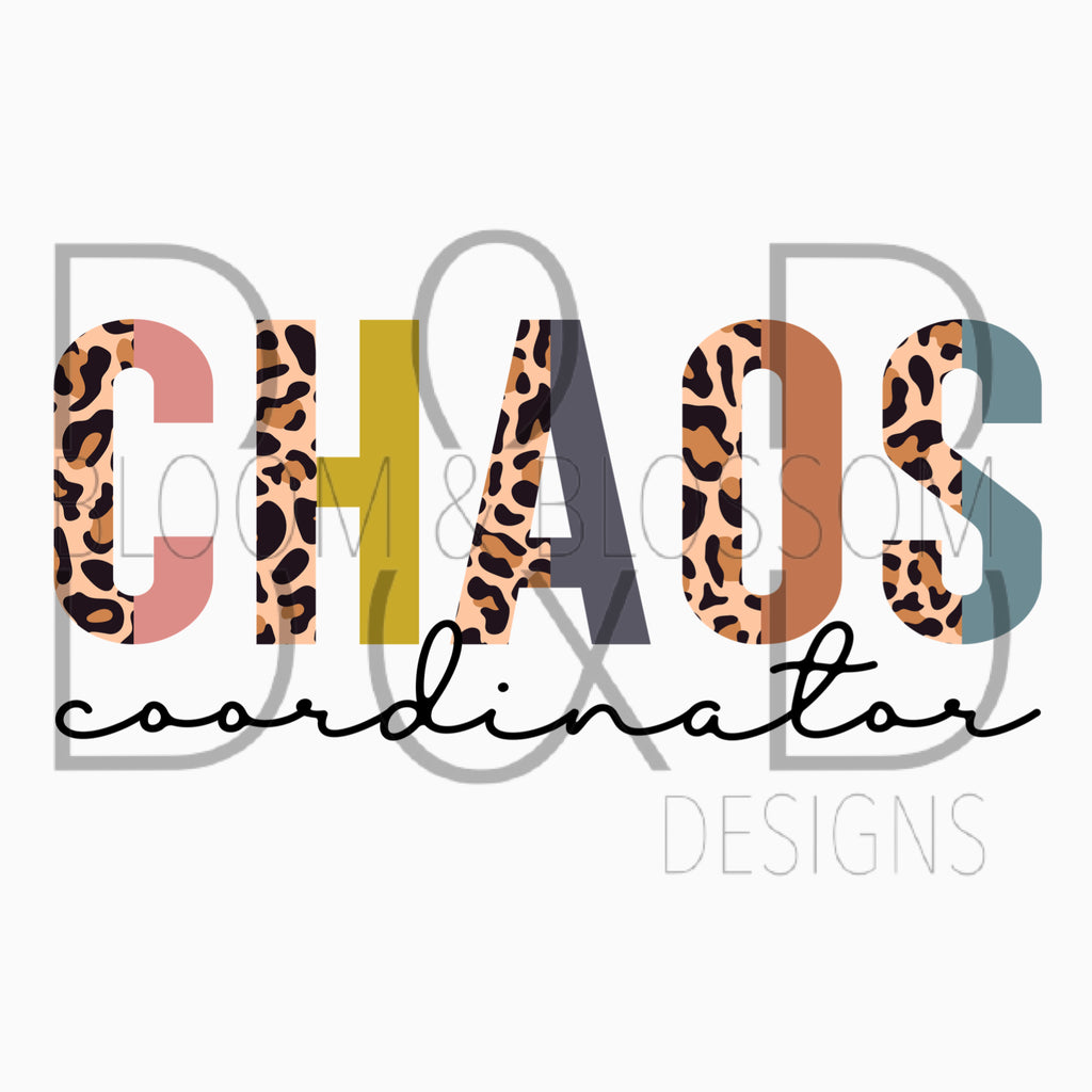 Chaos Co Ordinator Leopard & Neutrals Sublimation Print